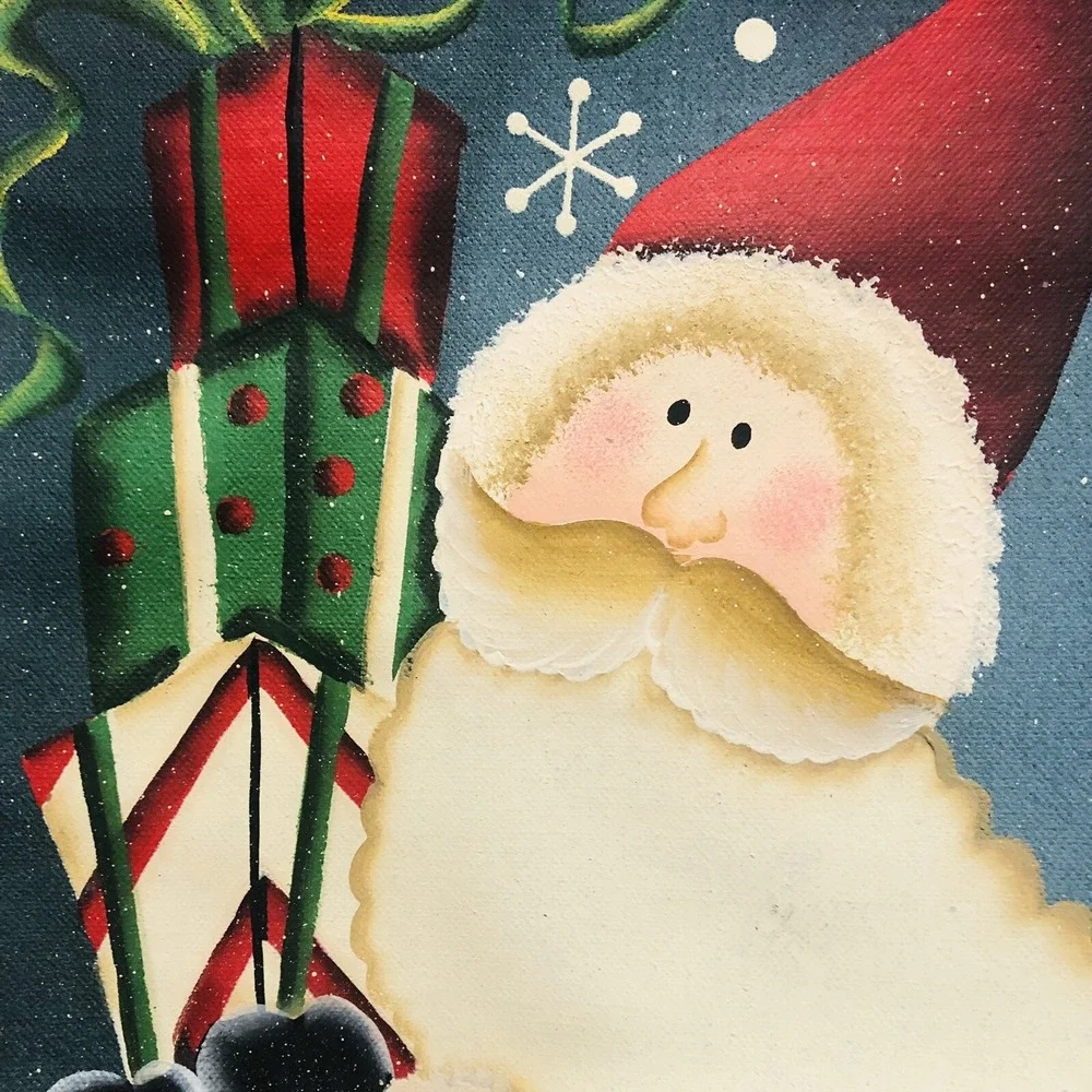 Merry Christmas Santa Claus With Gifts Banner Christmas Decoration 29 1/2